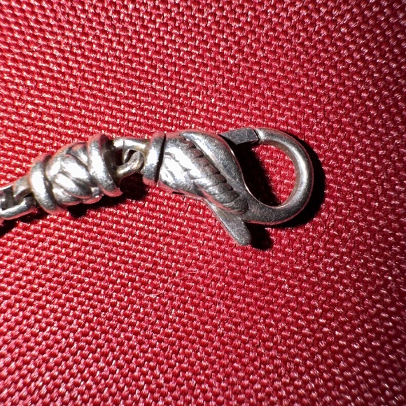 JAI Sterling Silver Peace Symbol Bracelet - Picture 6 of 8